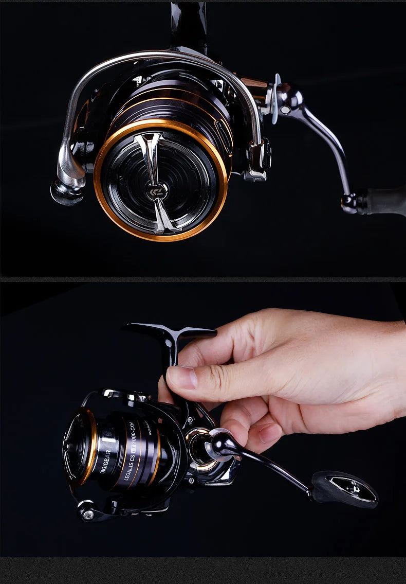 DAIWA LEGALIS CS LT 2500S /3000C/4000C/3000S-CXH Light Body 6+1BB LC-ABS Metail Spool 5-12KG Max Drag Spinning Fishing Reel